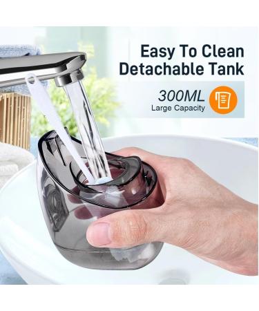 Water Dental Flosser - Cordless Oral Irrigator 4 Modes IPX7 Waterproof for Home & Travel - Ideal for Teeth Braces & Bridges (Black - Buy Online on GoSupps.com