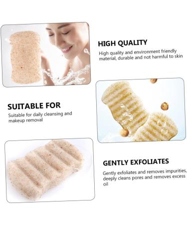Angoily 1pc Bath Cotton Crutch Handle Covers Makeup Removal Facial Tools for Skin Care Face Puff Remove Makeup Body Powder Puff Wash Round Face Charcoal Sponge Makeup Puff Clean Gum - Buy Online on GoSupps.com