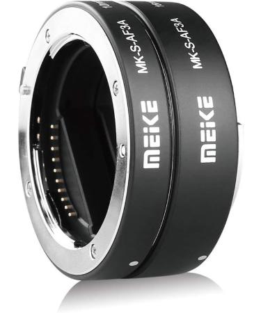 MEIKE MK-S-AF3A Metal Auto Focus Macro Extension Tube Adapter Ring (10mm+16mm) for Sony E-Mount FE-Mount Cameras - Buy Online on GoSupps.com