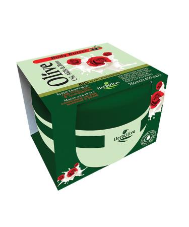 Herbolive body butter made from roses and milk 1 pack (1 x 250 ml)