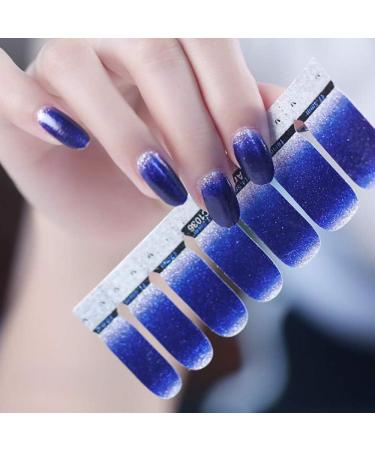 8 Leaf Glitter Nail Stickers - Mwoot Self-Adhesive Nail Art Decals for Beautiful DIY Manicure - 112PCS Fashion Decoration - Buy Online on GoSupps.com