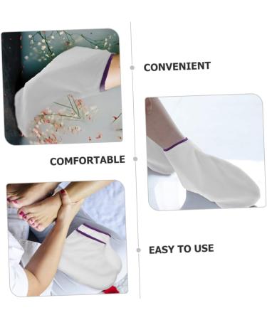 FRCOLOR 1 Pair Wax Bag Wax Wrapping Cover Mitts Covers for Wax Treatment Spa Paraffin Wax Sleeve Wax Insulated Cover Paraffin Wax Bags Simple Polyester Socks Care - Buy Online on GoSupps.com
