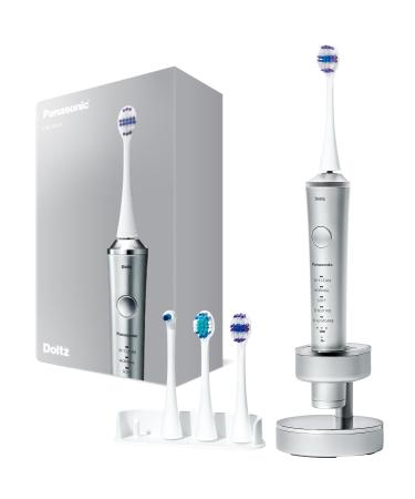 Panasonic EW-DP57 Sonic Vibration Toothbrush Doltz Electric Toothbrush 100-240V Japan Import 2023 Model (Silver)