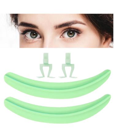 Silicone Eyelash Separator Tool | Reusable Eye Lash Separator Lift Tool in Silicone Beginner-Friendly Eyelash Grafting Speeder for Traveling Gathering Dating Green