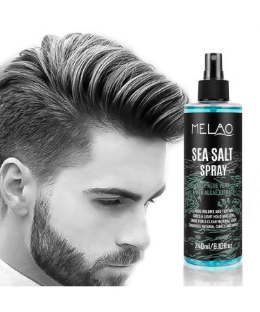 Sea Salt Spray for Men - Texturizing Hair Spray with Kelp Aloe & Red Algae for Beachy Volume & Texture - Buy Online on GoSupps.com