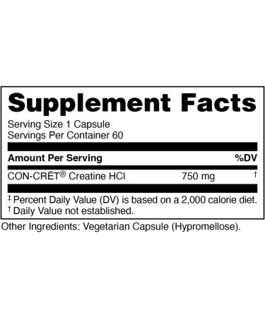 Bucked Up Babe Creatine Creatine HCL Capsules for Women 750mg Serving - 60 Servings (60 Capsules) - Buy Online on GoSupps.com