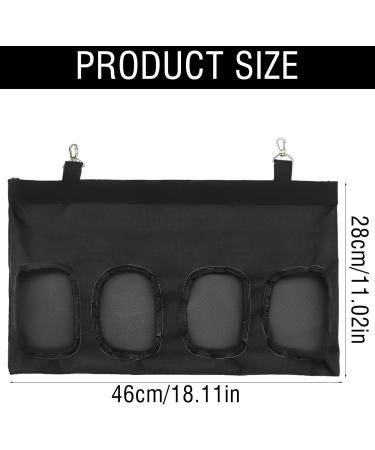 YOYIAG Rabbit Hay Feed Bag:2 PCS Hay Feeder Rabbit Hay Feeder Guinea Pig with Adjustment Belt Hanging Feeding Hay with 4 Holes for Small Pets Rabbit Bunny Hamster Guinea Pig (Black) - Buy Online on GoSupps.com