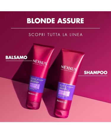 Nexxus Balm Blonde Assure - Professional Conditioner for Blonde Bleached & Gray Hair | Keratin & Purple Pigments | Anti-Yellow 250ml - Buy Online on GoSupps.com