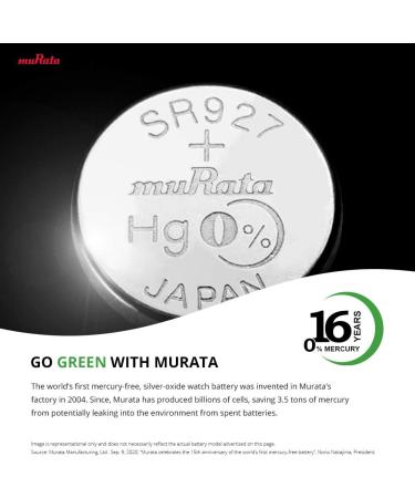 Murata 392/384 SR41 Silver Oxide Watch Batteries - 20 Pack | 1.55V Button Cell for International Shipping - Buy Online on GoSupps.com