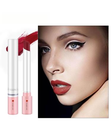 Matte Lipstick Cigarette Case Set - Non-Stick Red Velvet Lip Gloss Tubes Long Lasting Waterproof Lip Stain for Elegant Women - Buy Online on GoSupps.com