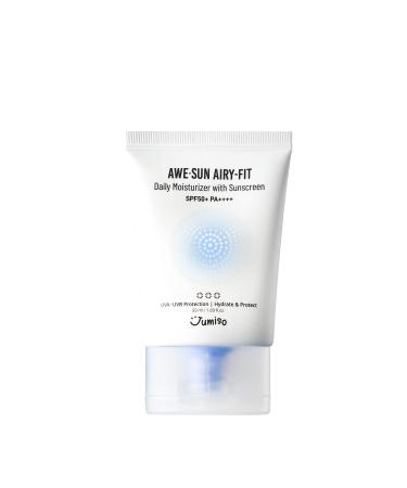 Jumiso AWE-SUN Daily Moisturizer with Sunscreen SPF50+ PA++++ | Hydrating Sunscreen for All Skin Types | Quick Absorption  No Whitecast  Moisturizing | Fragrance-free  Cruelty-free | 1.69 fl.oz / 50ml