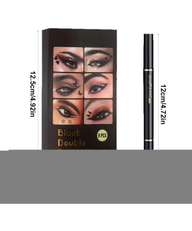 Nixiara Eyeliner Stick Winged Eyeliner Stamp for Cat Eyes 6 Pieces Long Lasting Double Sided Make Up For Various Occasions Such As Cosplay Wedding Performance Holiday Travel Party And - Buy Online on GoSupps.com