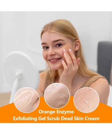 Gentle exfoliating orange Exfoliant Visage Nettoie en profondeur et hydrate la peau tout en liminant les cellules mortes.Peau (1PC 100g) - Buy Online on GoSupps.com
