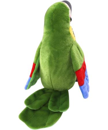 ITODA Electric Talking Parrot Plush Toy for Kids - Educational Electronic Pet Bird Doll with Record & Repeat - Cute & Interactive Birthday Gift (Green) - Buy Online on GoSupps.com