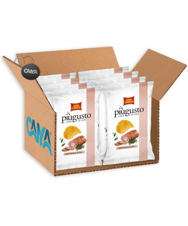 CAIYA Pack of 8 gluten-free snacks for Saint Carlo and French fry flavor 70g pack gluten-free CAIYA Box of 8 packs