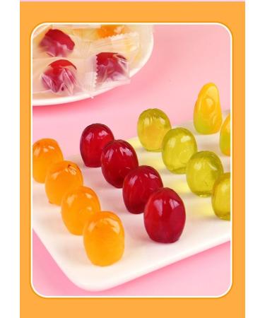 Mango fruit juice gummies Peelable passion grape gummy candy Fruit soft candy chewing candy Assorted sweets Sour and sweet fruit fudge Dessert Children's snacks (Mango 1 box) Mango 1 box - Buy Online on GoSupps.com