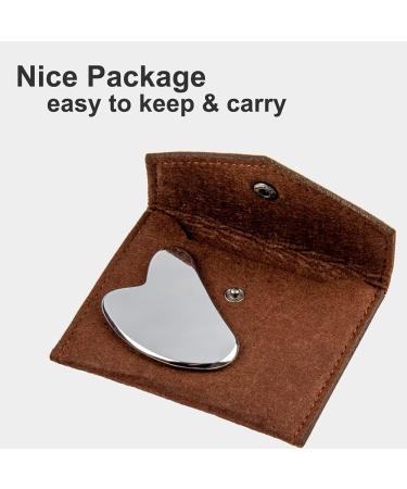 FeelFree Sport Stainless Steel Gua Sha Tool | Facial & Body Massage Acupuncture Therapy Spa Treatment - Buy Online on GoSupps.com