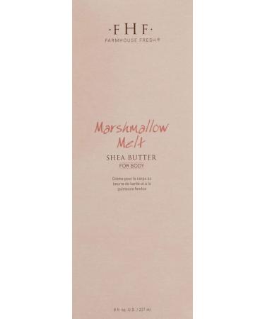 FarmHouse Fresh Marshmallow Melt Shea Butter Body Cream - Nourishing 8 Fl Oz for Soft Hydrated Skin | International Shipping Available - Buy Online on GoSupps.com