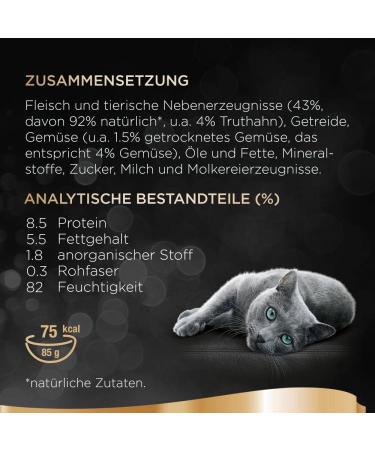 Shop Sheba Sauce Sp ciale Katznass Wet Cat Food - 22 Bowls of Turkey & Vegetables Fricassee - Premium Adult Cat Nutrition - International Shipping Available - Buy Online on GoSupps.com