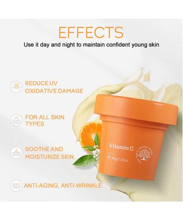 Buy Vitamin C Facial Moisturizer - Anti-Aging Face Cream with Hyaluronic Acid & Centella Asiatica | Best for Dry Skin - Unisex Moisturizer - Buy Online on GoSupps.com
