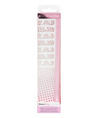 Brushworks Smoothing Curl Comb Pink