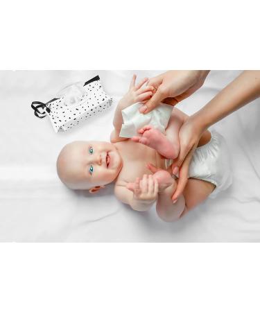 Black Arrows Wet and Dry Diapers Bag with Wet Wipes Cases - Storage Bag for Personal Belongings - Buy Online on GoSupps.com