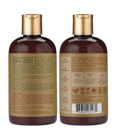 SheaMoisture Curly Hair Leave In Conditioner - Manuka Honey & Mafura Oil Sulfate Free Intensive Hydration (2 Pack 8 Fl Oz Each) - Best for Dry Damaged Hair - Buy Online on GoSupps.com
