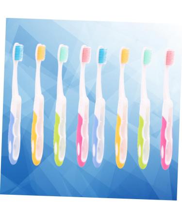 TOVINANNA 8pcs Adult Toothbrushes - Premium Oral Care Travel Accessories | Eco-Friendly Bristle Toothbrushes for Fresh Breath - Buy Online on GoSupps.com