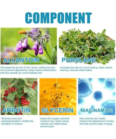 WWDZ Scar Removal Cream Gel - 2pcs Set for Repairing Pock Marks, Burns, Surgical Scars, and Cesarean Scars - Stretch Mark Treatment and Skin Moisturizer - Buy Online on GoSupps.com