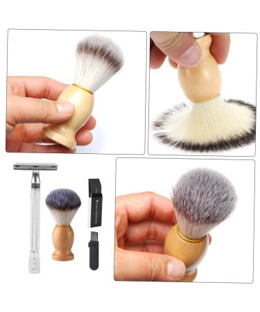 Balacoo Vintage Shaving Kit - 2 Sets Manual Shaver Beard Razor & Brush for Men | International Shipping - Buy Online on GoSupps.com
