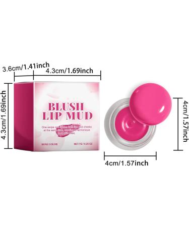 Lip and Cheek Tint - Long-Lasting Matte Natural Cosmetics - Plumping Effect Lip and Cheek Tint - For Women Friends Travel Daily Life Parties Dates Office Transportation Birthdays Vacations - Buy Online on GoSupps.com