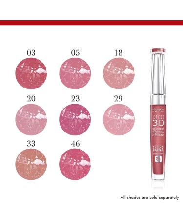Bourjois Effect 3D Lip Gloss 03 Brun Academic Brown - Long-lasting Gloss for Stunning Lips - Buy Online on GoSupps.com