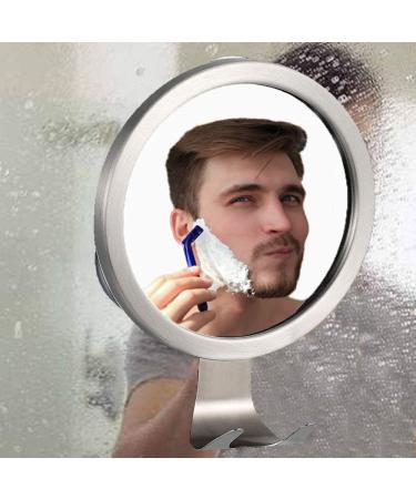 Fogless Shower Mirror with Razor Holder - Easy Installation, Aluminum Frame, Trendy Design - Ideal Bathroom Decor for Him and Her - Buy Online on GoSupps.com