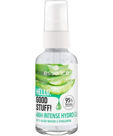  essence essence Hello Good Stuff! 48h Intense Hydro Gel Face Serum transparent hydrating smoothing nourishing natural smooth vegan oil-free alcohol-free paraben-free 3 x 30 ml - Buy Online on GoSupps.com