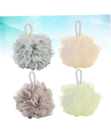 Housoutil 4pcs Large Bath Ball Shower Pouf - Premium Mesh Sponge for Relaxing Bath Experience - International Shipping Available - Buy Online on GoSupps.com