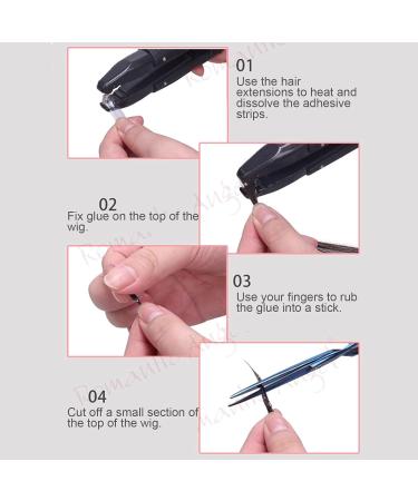 Buy 0.8mm Black Hair Extension Keratin Glue - Strong Adhesion & Long Lasting Non-Irritating Tape Roll for Hair Extensions & Wigs - International Shipping Available - Buy Online on GoSupps.com