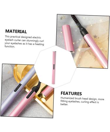 DOITOOL 1pc Eyelash Curler Lash Tools Lash Curling Device Practical Lash Eyelash Makeup Tool Heated Curler Heated Lash Curler Eye Makeup Tool Pink Abs Make up Curling Iron - Buy Online on GoSupps.com