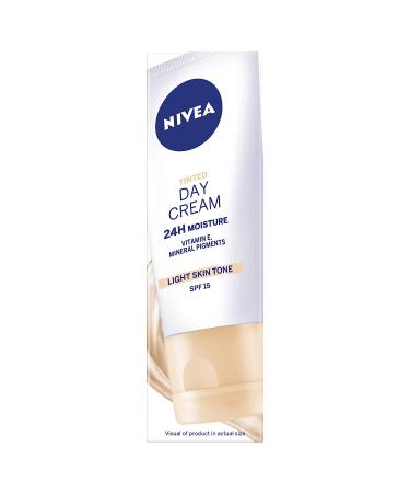 Nivea Visage Daily Essentials Tinted Moisturising Day Cream Natural SPF 15 (50ml) - Buy Online Now - Buy Online on GoSupps.com