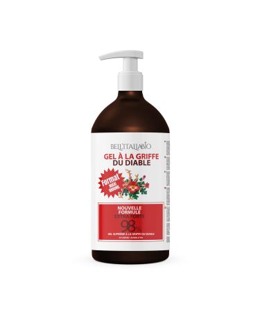 Pommade la griffe du diable - 1000 ml - Extra forte - 98% - Formule pour massage en forme de griffe du diable - Gel de relaxation musculaire - P n tration rapide - Avec collag ne acide