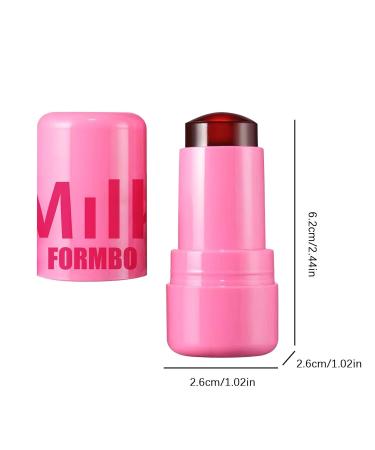 Milk Jelly Blush Stick - 0.18 Oz Cooling Water Tint for Lips & Cheeks | 4-Piece Pack with 1 000+ Swipes - Buy Online on GoSupps.com
