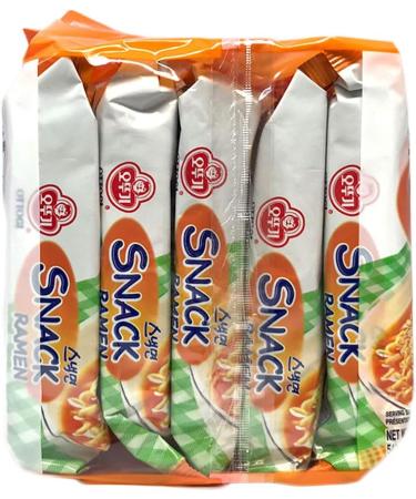 Ottogi Snack Ramen Korean Style Instant Noodle 108g X 5 Packs (540g) - Buy Online on GoSupps.com