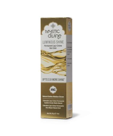 Mystic Divine 4NG Natural Golden Medium Brown Liqui-Creme Permanent Hair Color 4NG Natural Golden Medium Brown