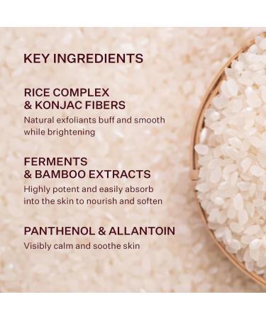 Peach & Lily Rice Dough Smoothing Facial Scrub - Buy Online on GoSupps.com