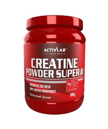 Activlab Creatine Super Powder 500G creatine monohydrate 5000 mg |83 portions |Powder |Bodybuilding fitness cross-fit powerlifting black-Johannisberry black-Johannisbere 83 portions (1 Pack)