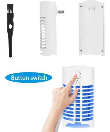 Mosquito Killer Fly Killer Plug-in UV Mosquito lamp Intelligent Mosquito lamp Electric Shock Mosquito Suitable for Bedroom Living Room Kitchen Bathroom Restaurant Office Space - Buy Online on GoSupps.com