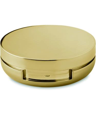 Natural lip balm with metallic finish and mirror in the lid Gold - Buy Online on GoSupps.com
