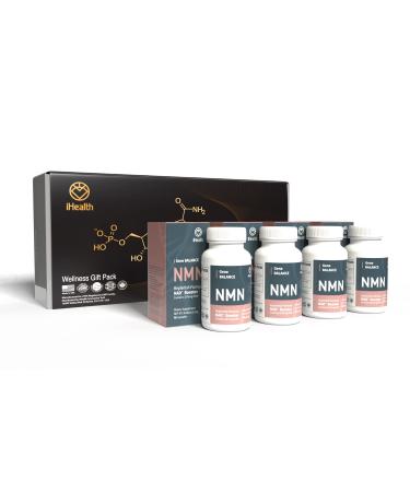 iHealth NMN Gene Balance Pack of 4 Bottles 60 caps 6000mg ea