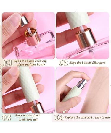 Kraeoke Perfume Atomiser Refillable 5 ml Perfume Atomiser Portable Perfume Bottle Empty Travel Perfume Atomiser Perfume Filler for Travel and Business Trip (Blue) - Buy Online on GoSupps.com