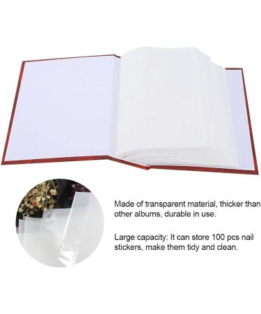 Nail Stickers Collection Albums Nail Stickers Storage Albums Retro Style Generous Workmanship Light Weight for Home Manicure Store(red) - Buy Online on GoSupps.com