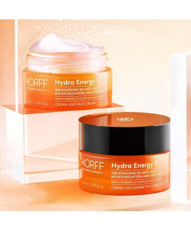 Korff Hydra Energy C Face Cream with Hydroplus Complex Moisturising Formula with Hyaluronic Acid for Dry Skin 50 ml - Buy Online on GoSupps.com